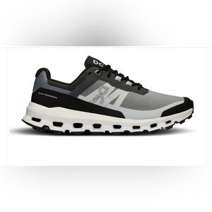 NWOB On Running Cloudvista Shoes 7.5 Black/White Trail Running Gray Lightweight